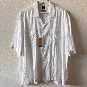 BOSS white button down shirt for men size XXL